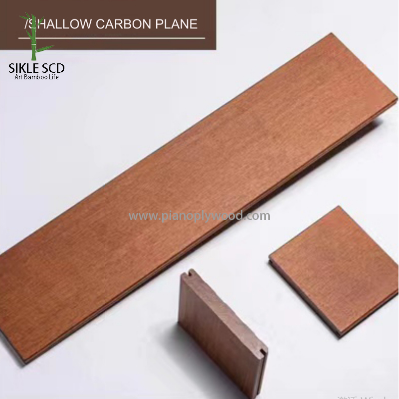 Carbonio superficiale per decking in bambù