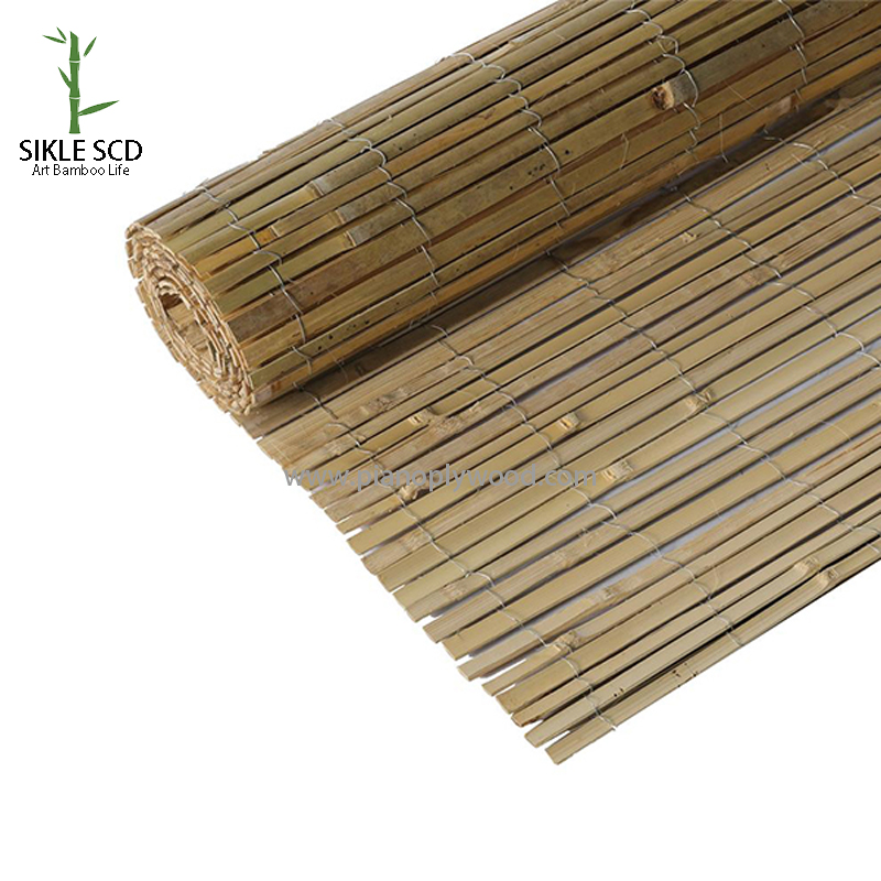 Tanca de bambú dividida
