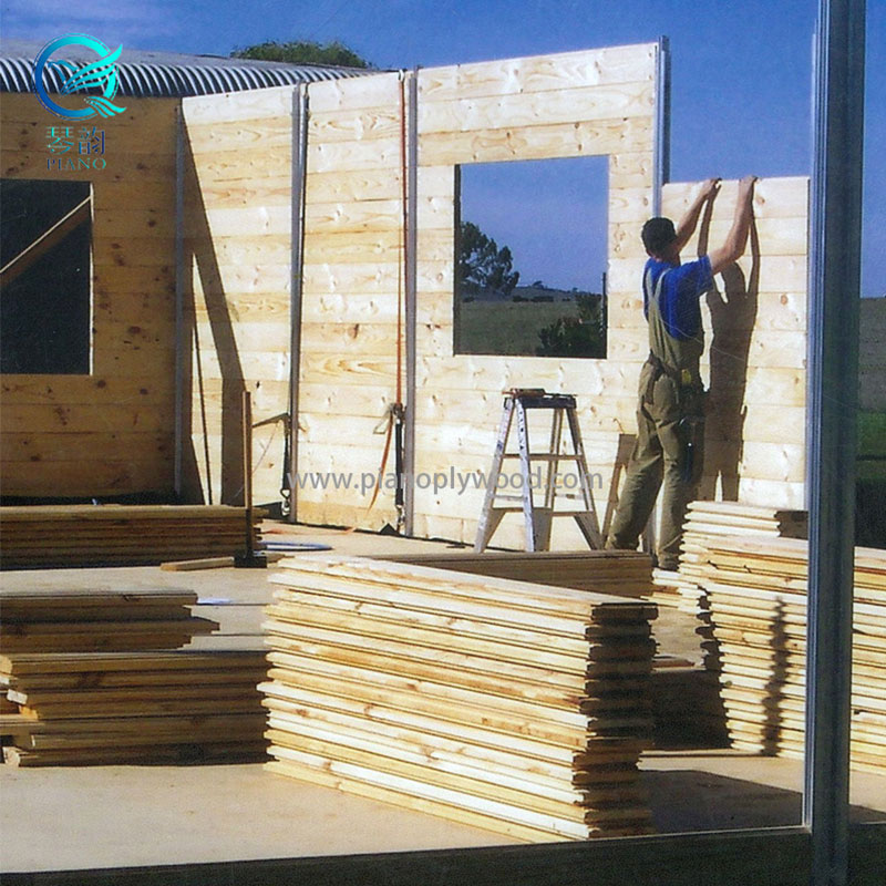 יישום קורות של בית מבנה מעץ