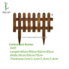 Carbonized Wooden Fence