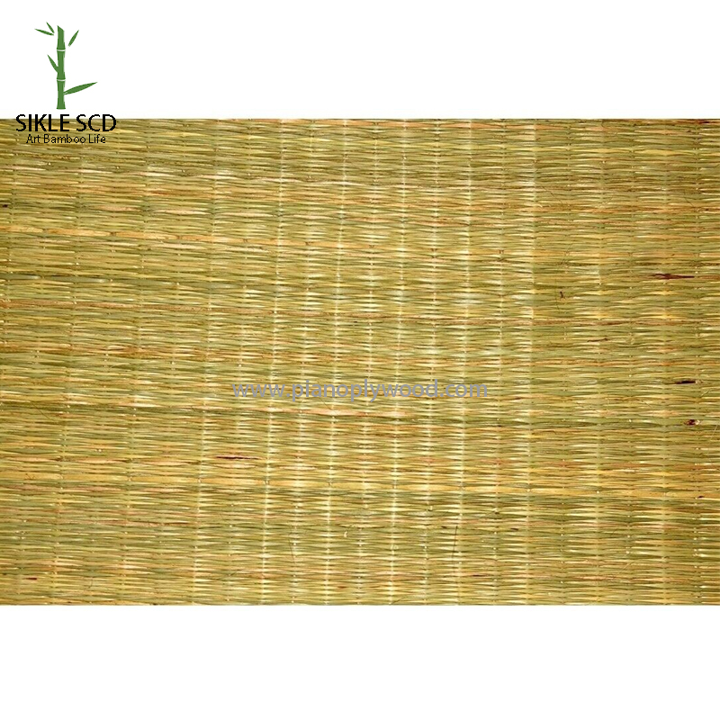 Colchón de bambú tejido de rafia