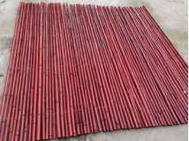 Barwione bambusowe płoty w rolkach do użytku na zewnątrz SIKLE SCD