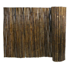 Carbonised Bamboo Fence Natura Outdoor SIKLE SCD Bamboo claudendi