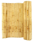 Högkvalitativ vit bambu staket utomhus SIKEL SCD