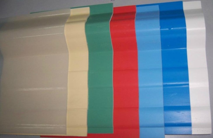 Azulejos ondulados translúcidos de UPVC