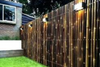 Outdoor Black Bamboo Fence Roll SIKLE SCD