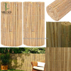 Gespleten bamboe hek