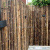 Svart bambu staket