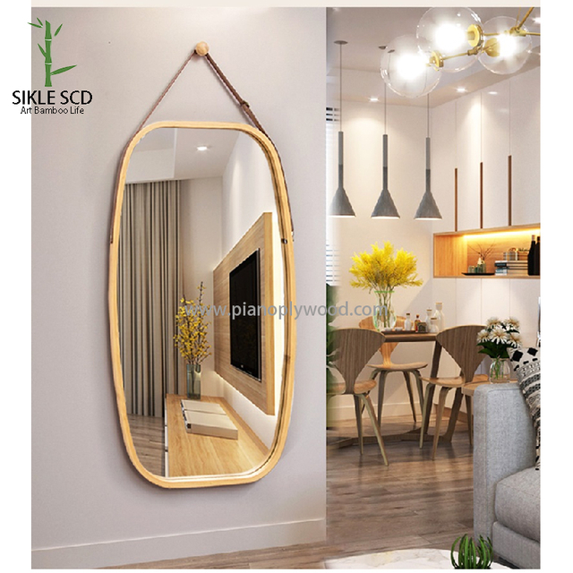 Bamboo Large Mirror