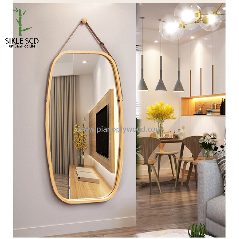 Bamboo Vertical Dressing Mirror