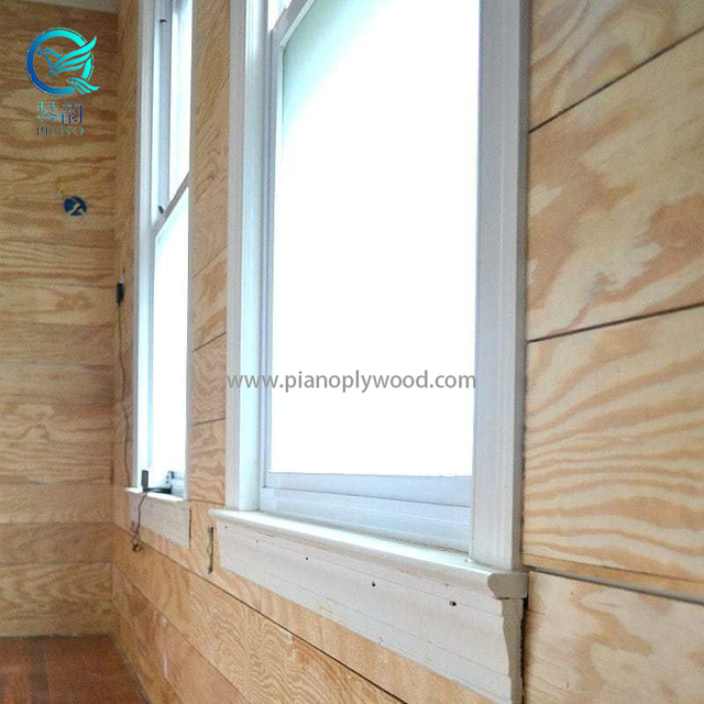 CDX plywood for wallboard