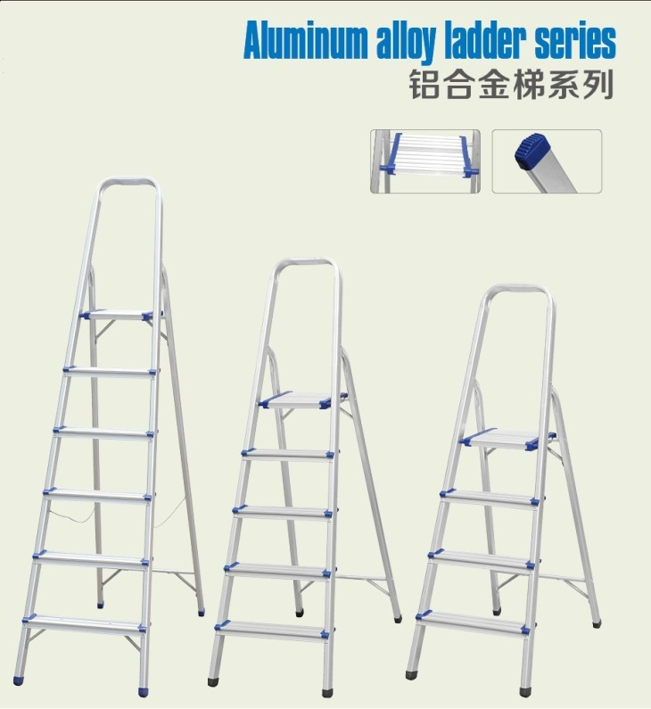 Escalera de aluminio para el hogar