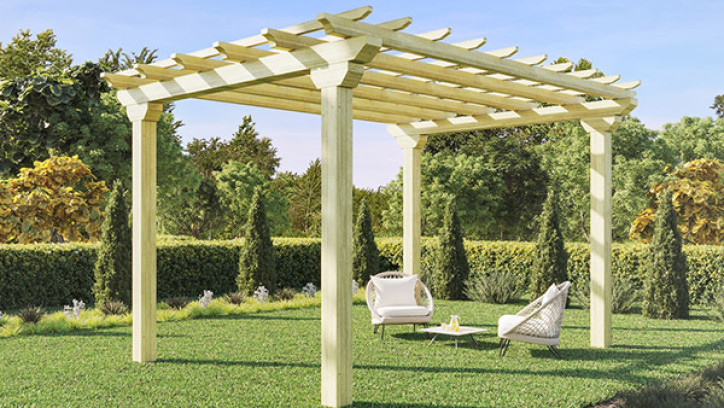 sikle scd wooden pergola 