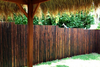 Karbonizált bambusz kerítés Nature Outdoor SIKLE SCD bambusz kerítés