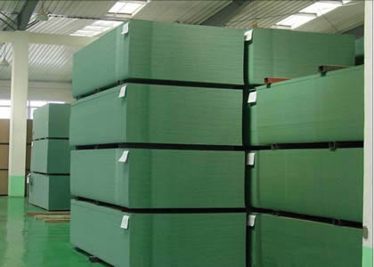 Hardboard in Warehouse