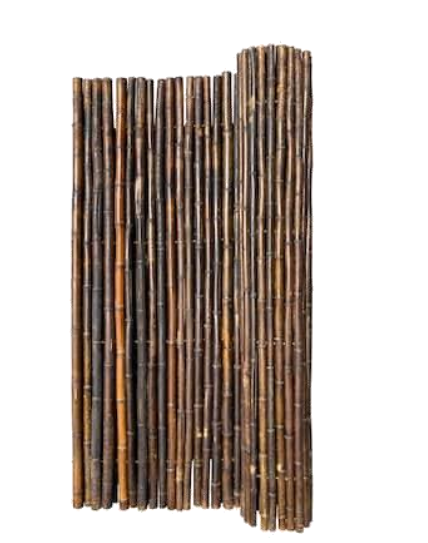 Outdoor Black Bamboo Fence Roll SIKLE SCD